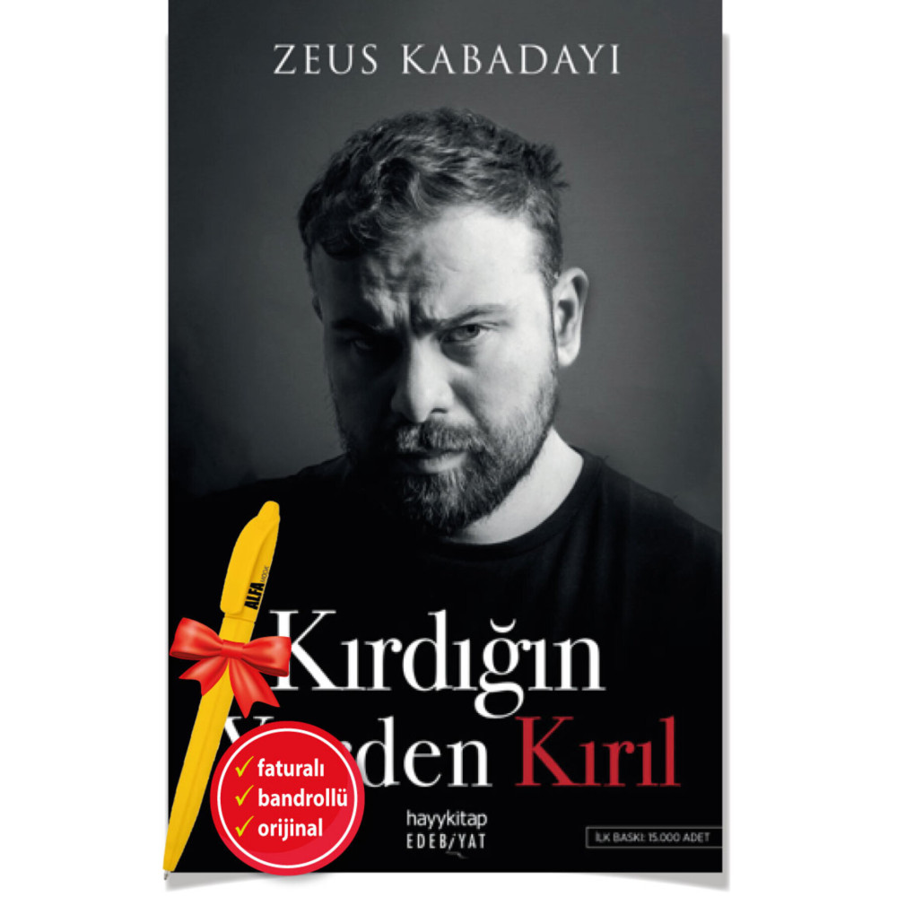 Moda Dağıtım Alfa Moda Kalem + Kırdığın Yerden Kırıl yeni kitabi Set / Zeus Kabadayı - Moda Dağıtım Deneme - İnceleme Fiyatı