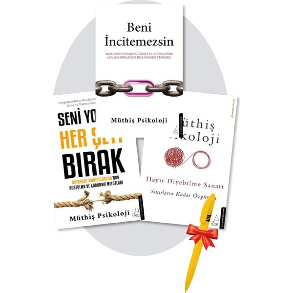 Moda Dağıtım Beni Incitemezsin + Seni Yoran Her Şeyi + Hayır Diyebilme Sanatı / Müthiş Psikoloji Set - Destek Yayınları Kişisel Gelişim ve Psikoloji Fiyatı