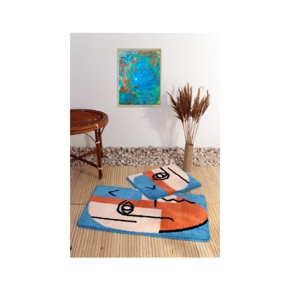 Moda Dekor Pıcasso 60X100 cm 2'li Banyo Paspası Klozet Takımı Fiyatı