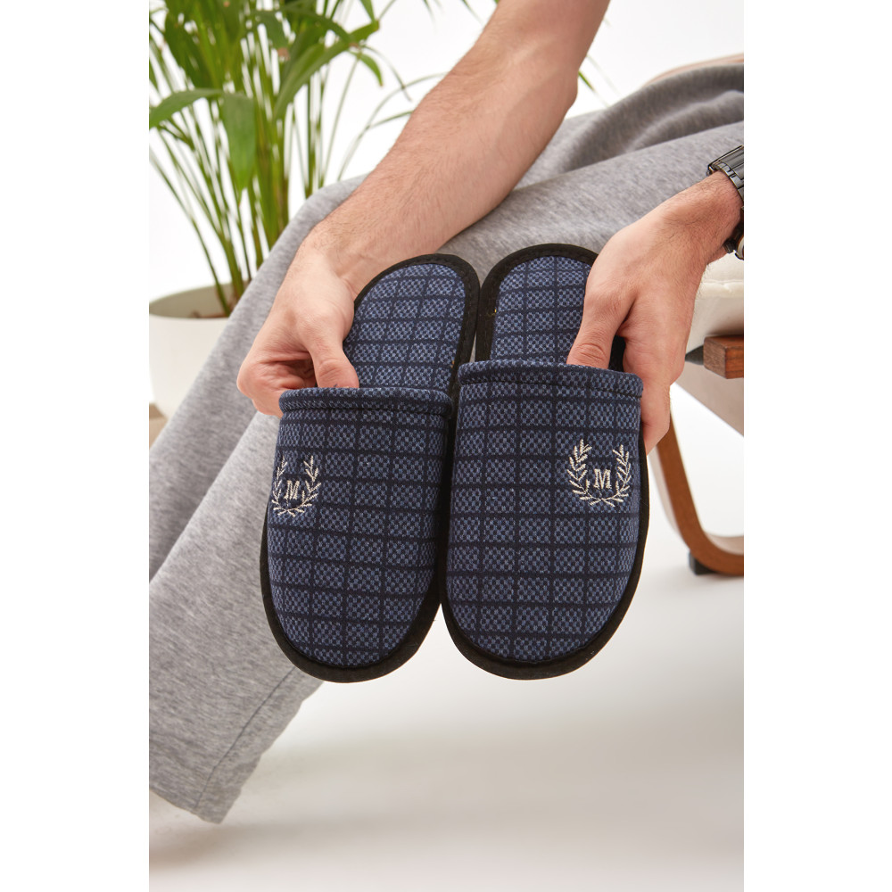 Moda Devrin Lacivert M Ev Terliği Kışlık Terlik Misafir Terliği 44 Beden Unisex Sandalet Fiyatı