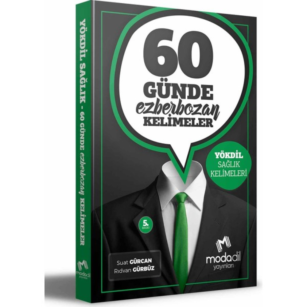 Moda Dil Yayınları 60 Günde Ezberbozan Kelimeler YÖKDİL Sağlık Kelimeleri Yabancı Dil Kitapları Fiyatı