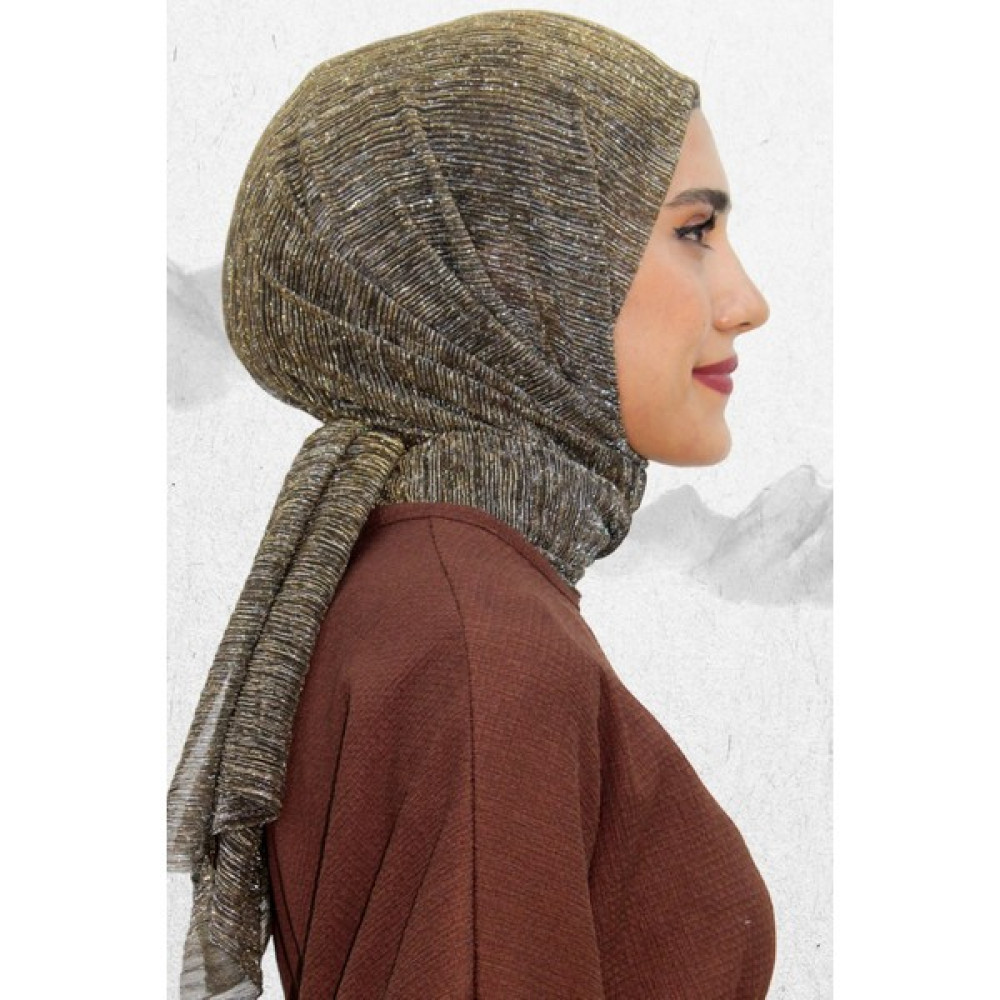 Moda Esmeli Simli Pilise Şal EŞ5229-3 Şal / Fular & Eşarp Fiyatı