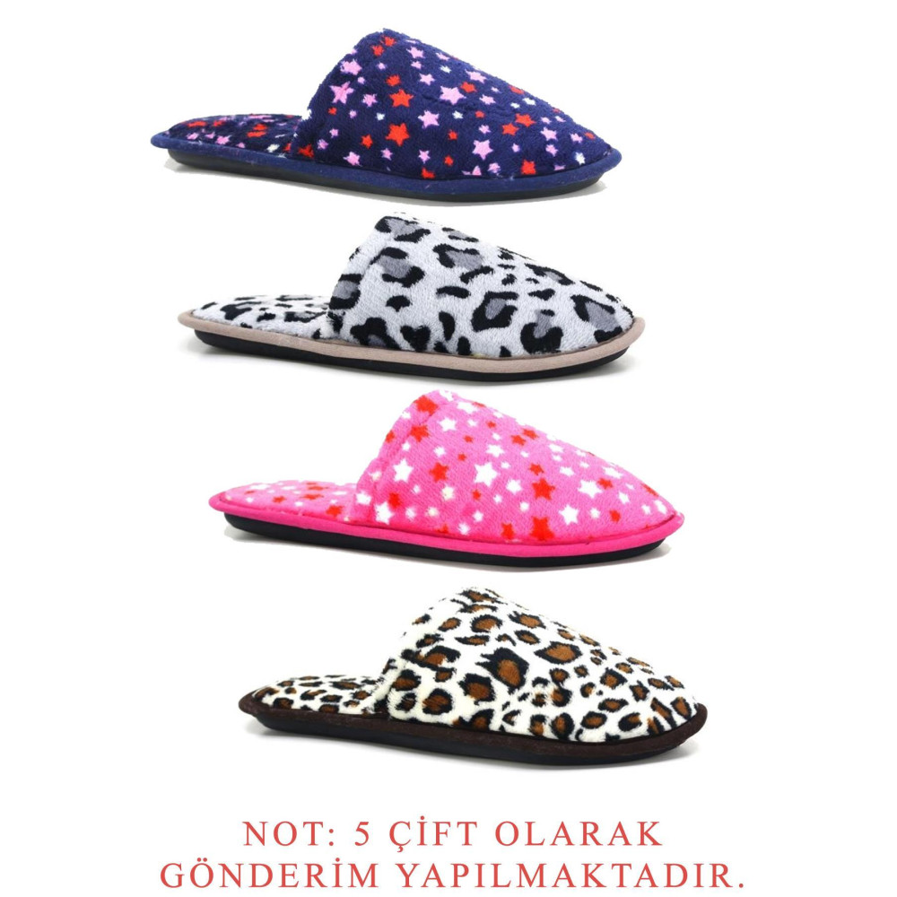 Moda Frato Çanak 5li Paket Kapalı Kadın Terlik Ev Terliği 38 Beden Unisex Sandalet Fiyatı