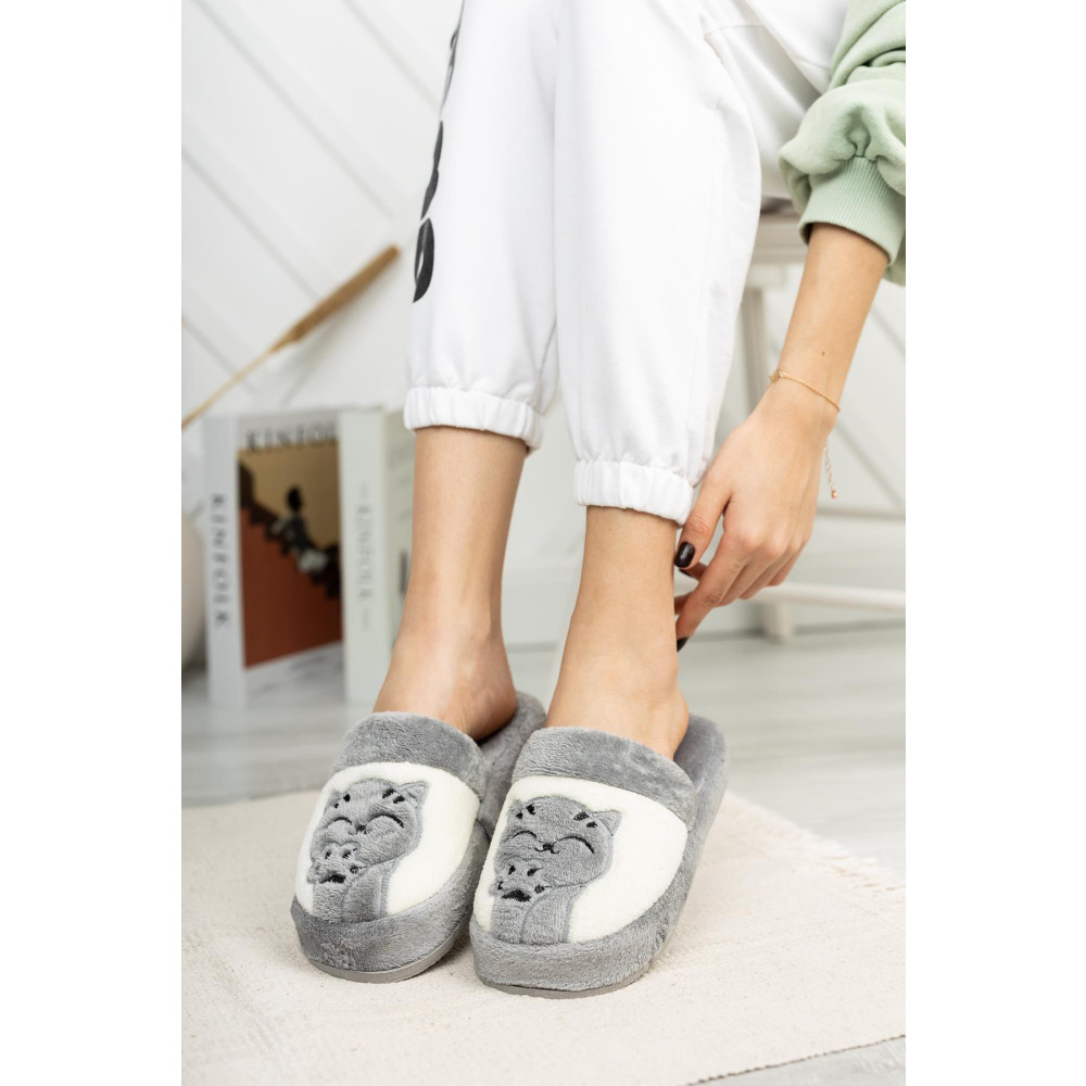Moda Frato Kedi&pati Kadın Ev Terliği Kışlık Terlik Gri 40 Beden Unisex Sandalet Fiyatı