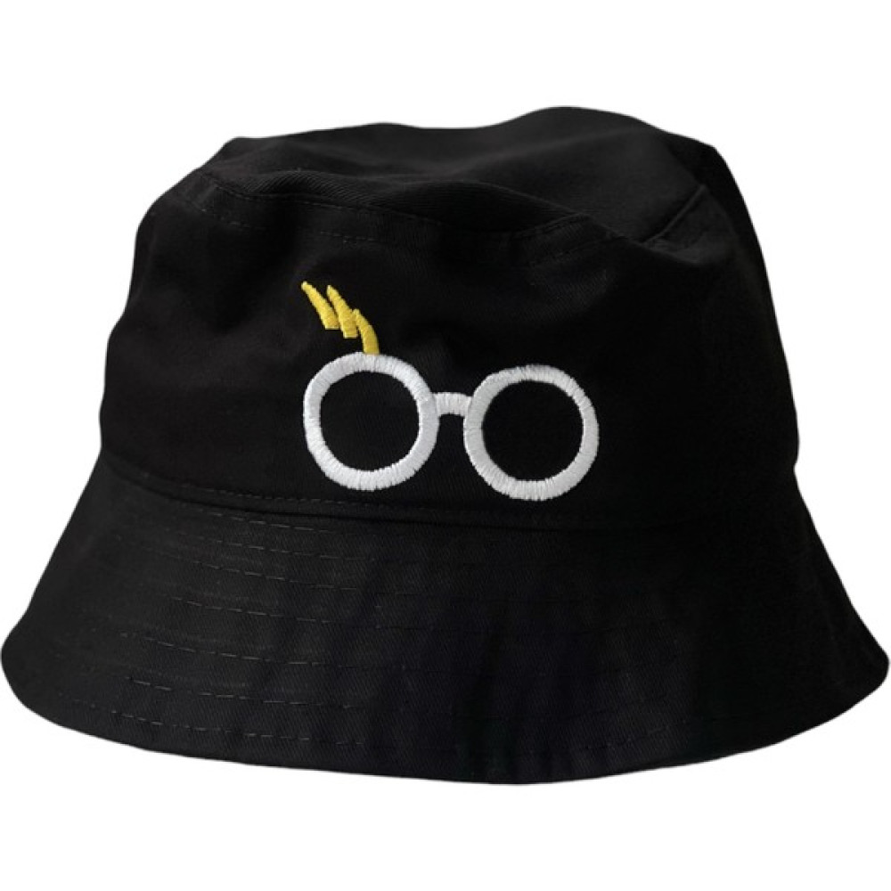 Moda Kızı Butik Esnek Rahat Kullanabilir Siyah Nakışlı Harry Potter Bucket Şapka Kadın Şapkası Fiyatı