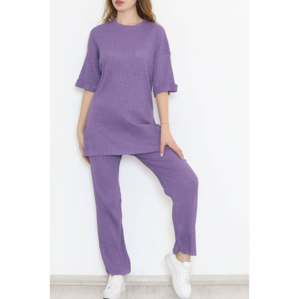 Moda Maniaa Fitilli Takım Mor - 8622.1567. Kadın Eşofman Fiyatı