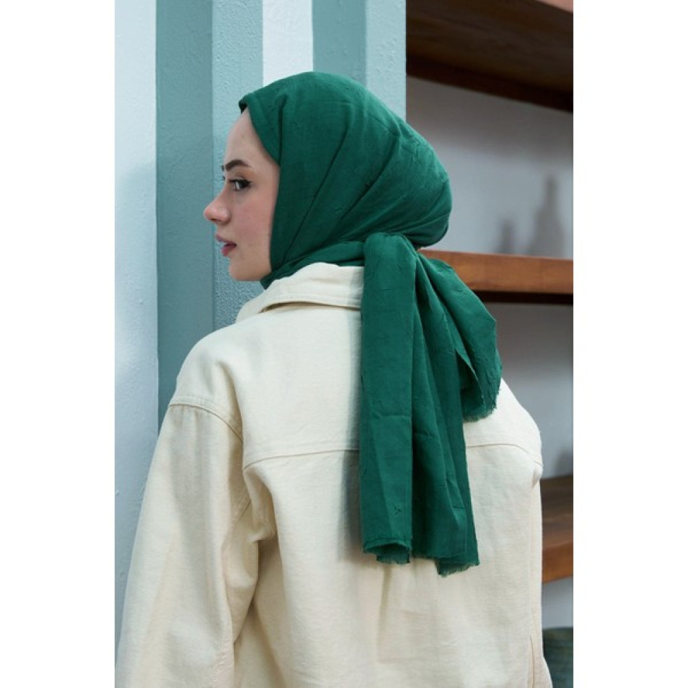Moda Mevsimi Bambu Kraş Şal Ördekbaşı Yeşili Şal / Fular & Eşarp Fiyatı