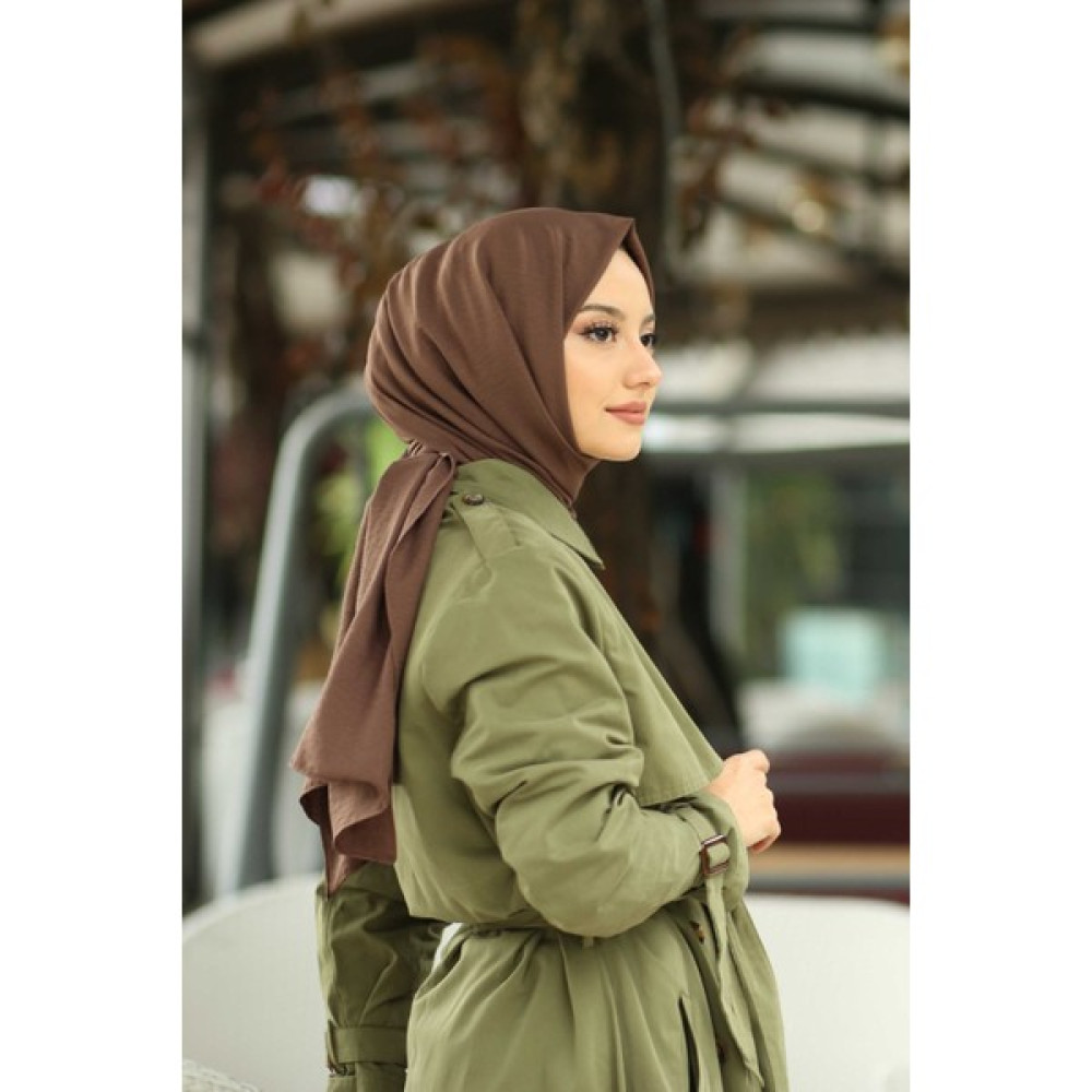 Moda Mevsimi Fivescarf Pamuk Kraş Caz Şal Çikolatalı Kahve Şal / Fular & Eşarp Fiyatı