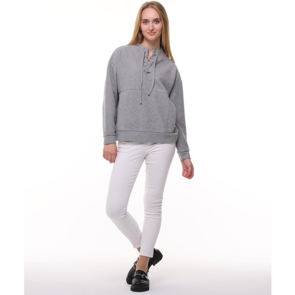 Moda Minerva Gri Sweatshirt Kadın Eşofman Fiyatı