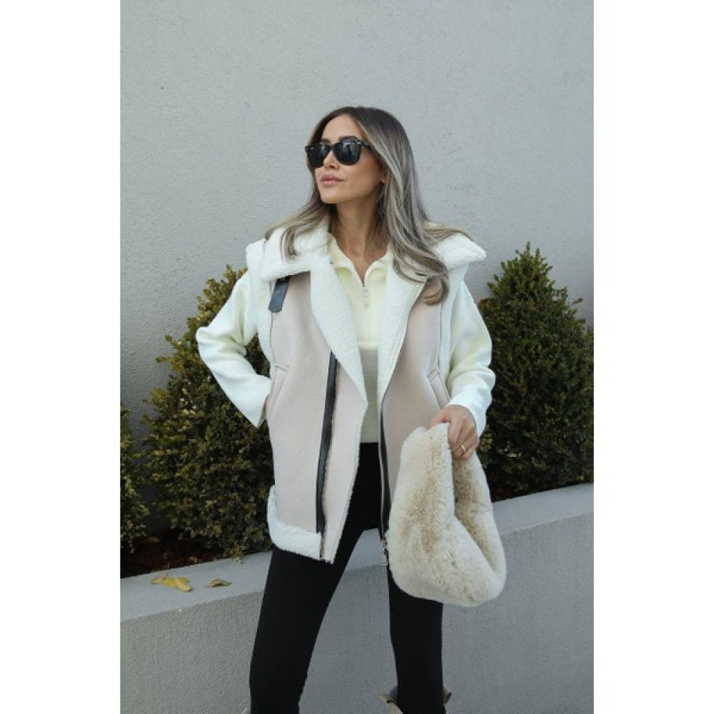 Moda Mix Avcılar Kadın Içi Kürklü Süet Deri Görünümlü Yelek Kadın Yelek Fiyatı