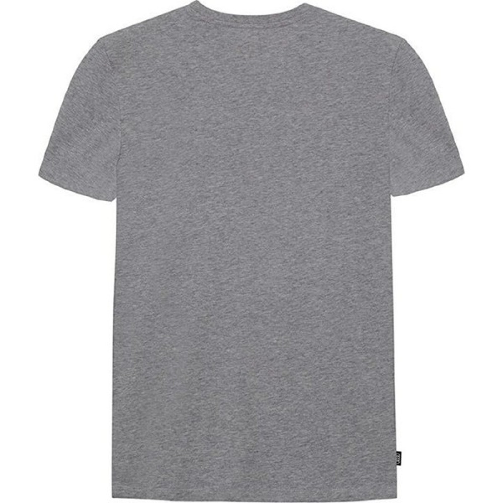Moda Moonlife Unisex Gri Bisiklet Yaka Örme T-Shirt Erkek T-shirt Fiyatı