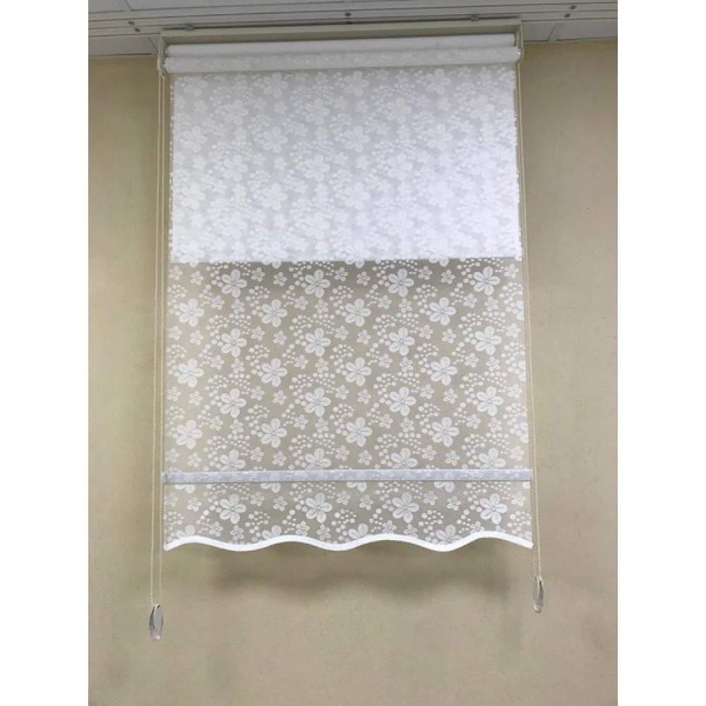 Moda Perde Çift Mekanizmalı Tül Stor - 120 x 200 cm - Beyaz Stor Perde Fiyatı