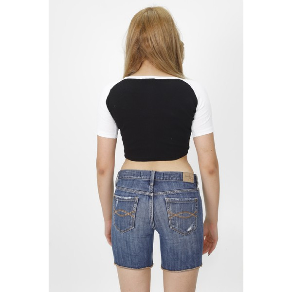 Moda Pollux Kadın Baskılı Crop Bluz Fiyatı