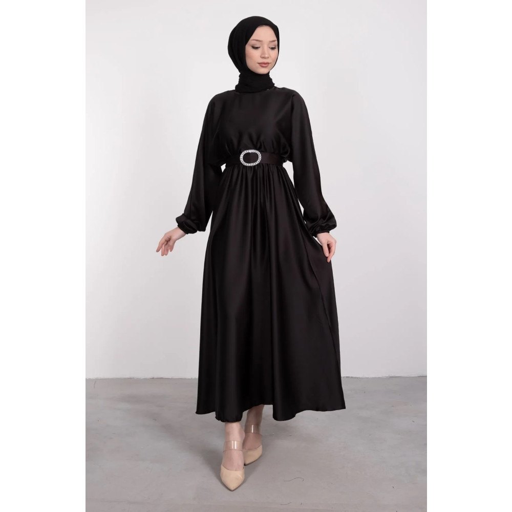 moda zeynaa Saten Mevlana 36 Beden Tesettür Giyim Fiyatı