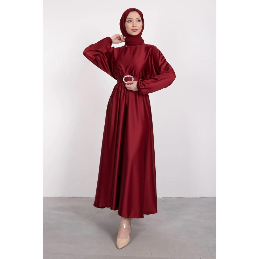 moda zeynaa Saten Mevlana 38 Beden Tesettür Giyim Fiyatı