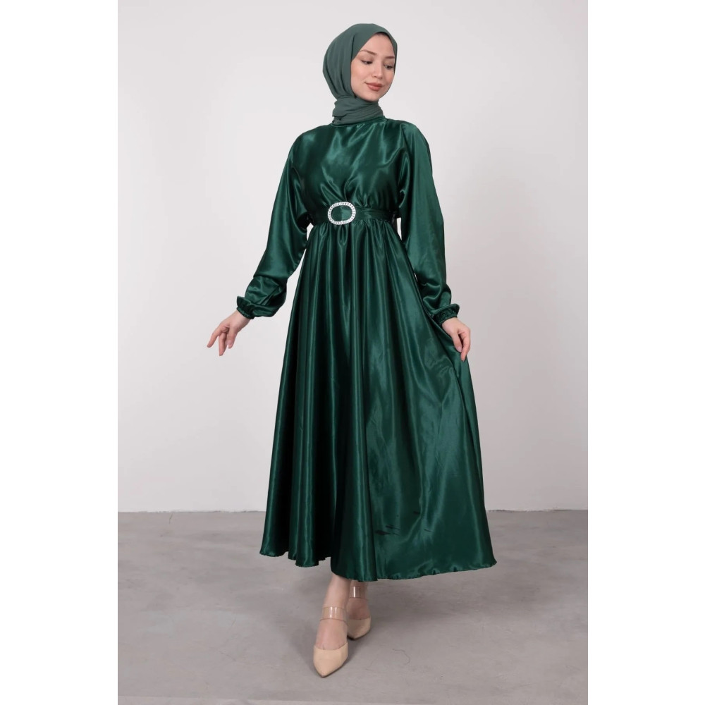 moda zeynaa Saten Mevlana 44 Beden Tesettür Giyim Fiyatı