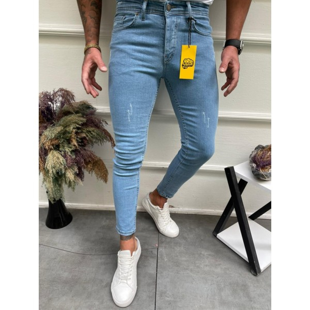 Modabm Erkek Slimfit Kesim Likralı Yıpratmalı Kot Pantolon Erkek Mont Fiyatı