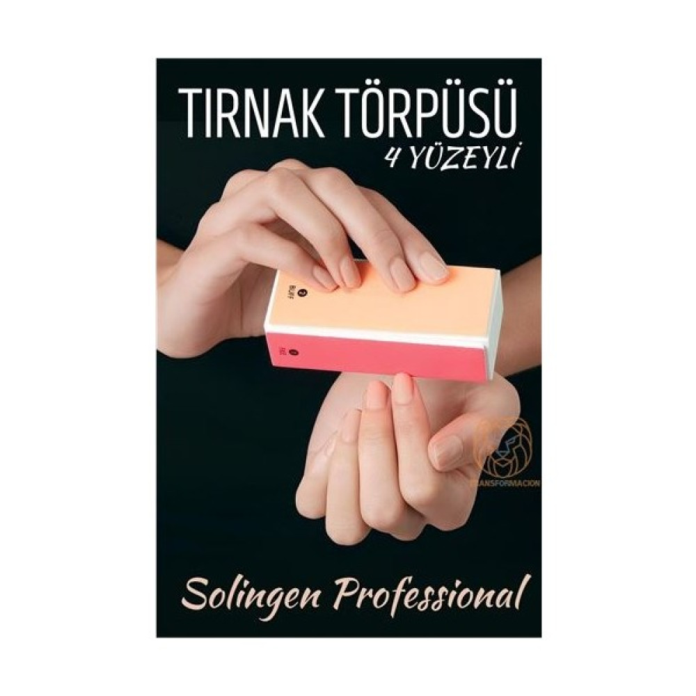 Modacar 4 Yüzeyli Tırnak Törpüsü ve Parlatma Blok Sünger Solingen Professional Oto Boyaları Fiyatı