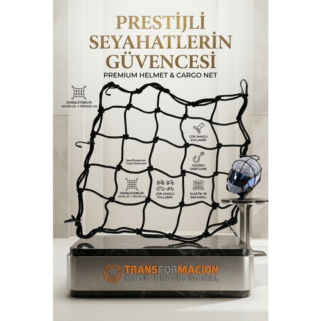 Modacar ProGear Kask & Bagaj Ahtapot File: Yolculuğun Profesyonel Güvencesi 422418 Diğer Fiyatı