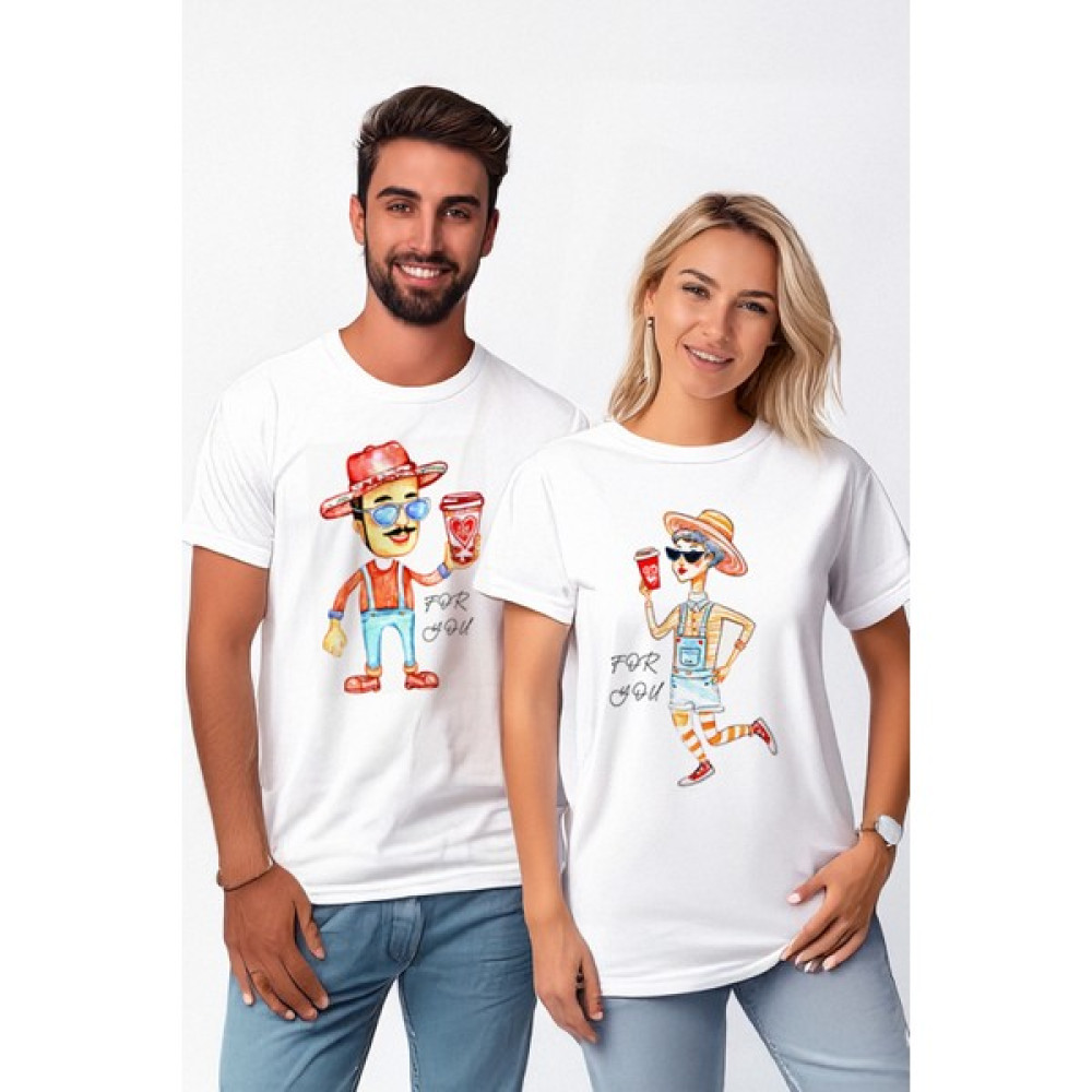 Modacix Bedenleri Satıcıya Sor Kısmından Yazınız. Sevimli Karikatürlü For You Sevgili Tişörtleri Erkek T-shirt Fiyatı