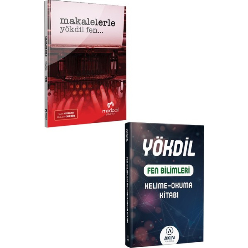 Modadil Modadil 2023 Modadil Makalelerle Yökdil Fen + Akın Dil Fen Bilimleri Kelime Okuma Kitabı YDS Fiyatı