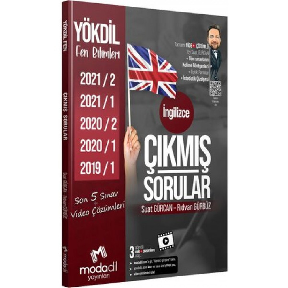 Modadil Yayınları Yökdil Fen Çıkmış Sorular Tamamı Video Çözümlü Ders Sınav Kitapları Fiyatı