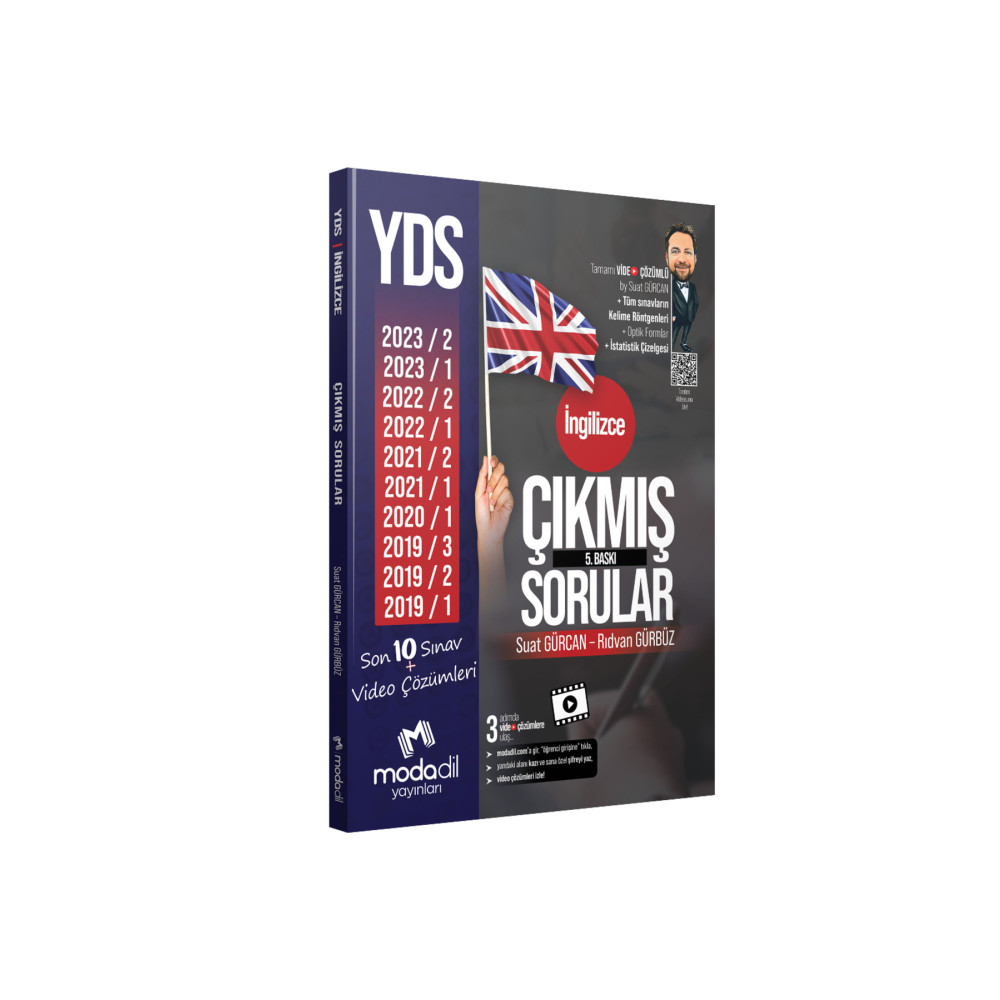 Modadil Yds Ingilizce Çıkmış Sorular - Tamamı Video Çözümlü Ders Sınav Kitapları Fiyatı
