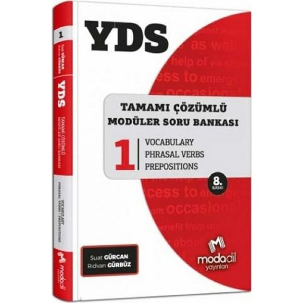 Modadil YDS Tamamı Çözümlü Soru Bankası Serisi 1 Vocabulary YDS Fiyatı