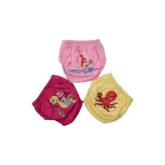 Modakids 035-60155-017 1,5 - 2 Yaş Kız Bebek Sevimli 3'Lü Alıştırma Külodu Bebek Külodu Fiyatı