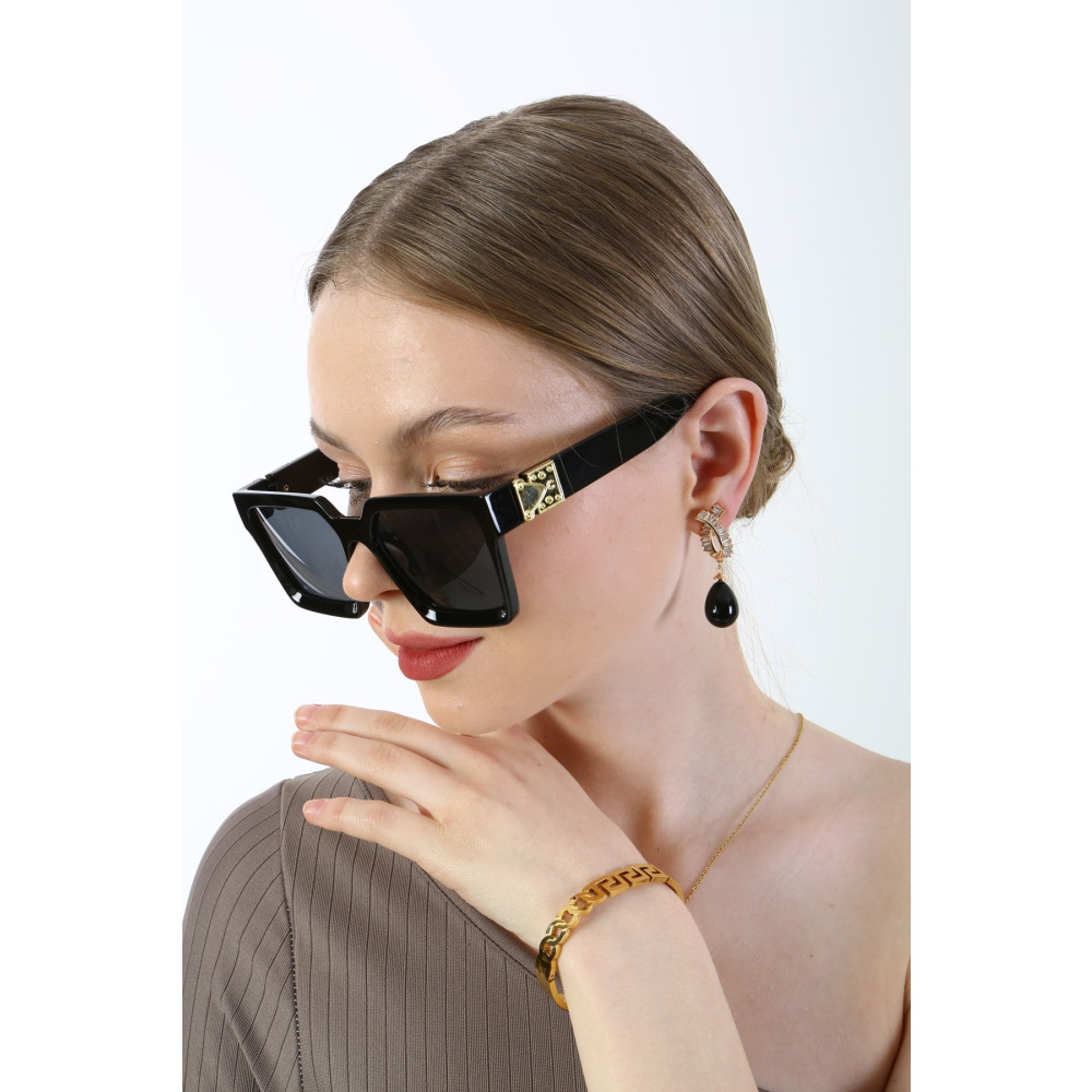 ModaLand Gold Black Güneş Gözlüğü Güneş Gözlükleri Fiyatı