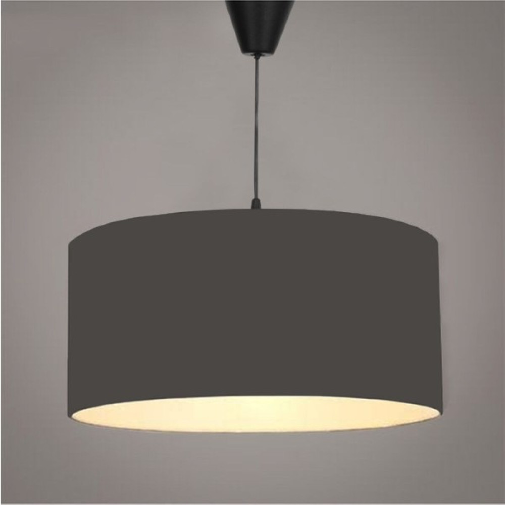 Modam Online Anrasit Avize Tekli Kumaş Sarkıt Çap 30 cm 6137 - Antrasit Avize Fiyatı