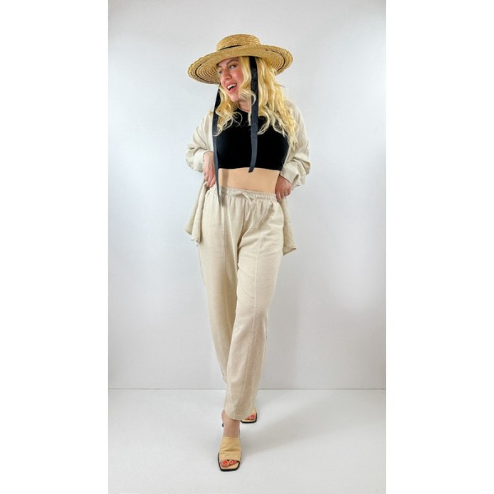 Modaonna Keten Jogger Pantolon ( Keten) Kadın Pantolon Fiyatı