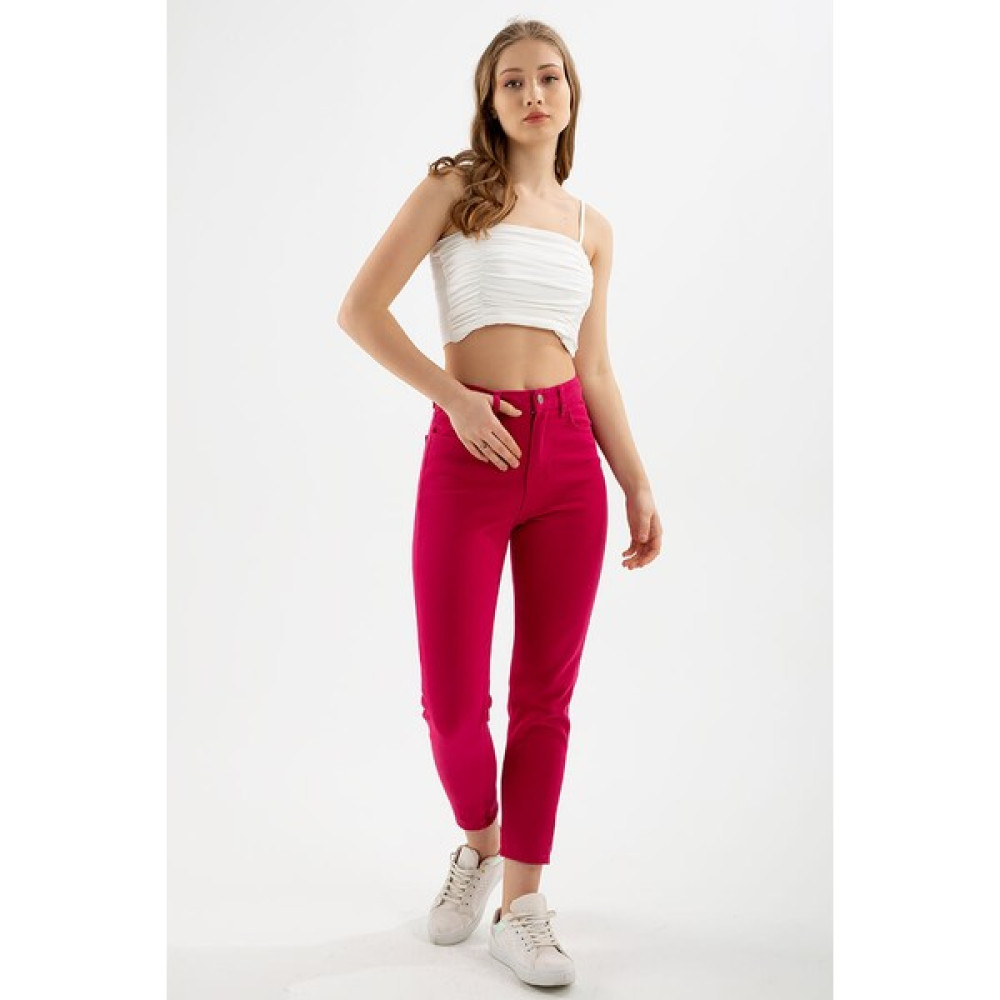 Modaset Mom Jean Orkide Bayan Jeans / Kot Pantolon Fiyatı