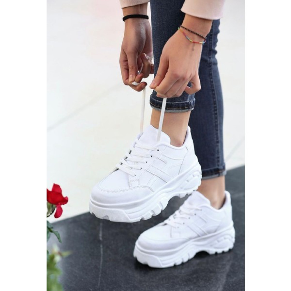 Modatalika Kadın Yüksek Taban Konforlu Sneaker Spor Ayakkabı Fiyatı