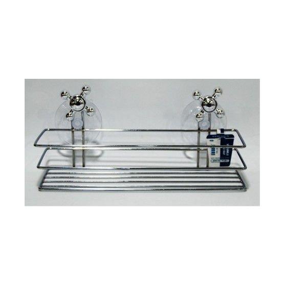 Modatools 11466 Düz Tekli Metal Vantuzlu Banyo Rafı Banyo Rafı Fiyatı