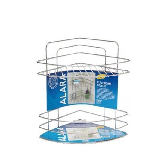 Modatools 699 2 li Metal Banyo Köşeliği Raf
