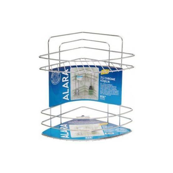 Modatools 699 2 li Metal Banyo Köşeliği Raf