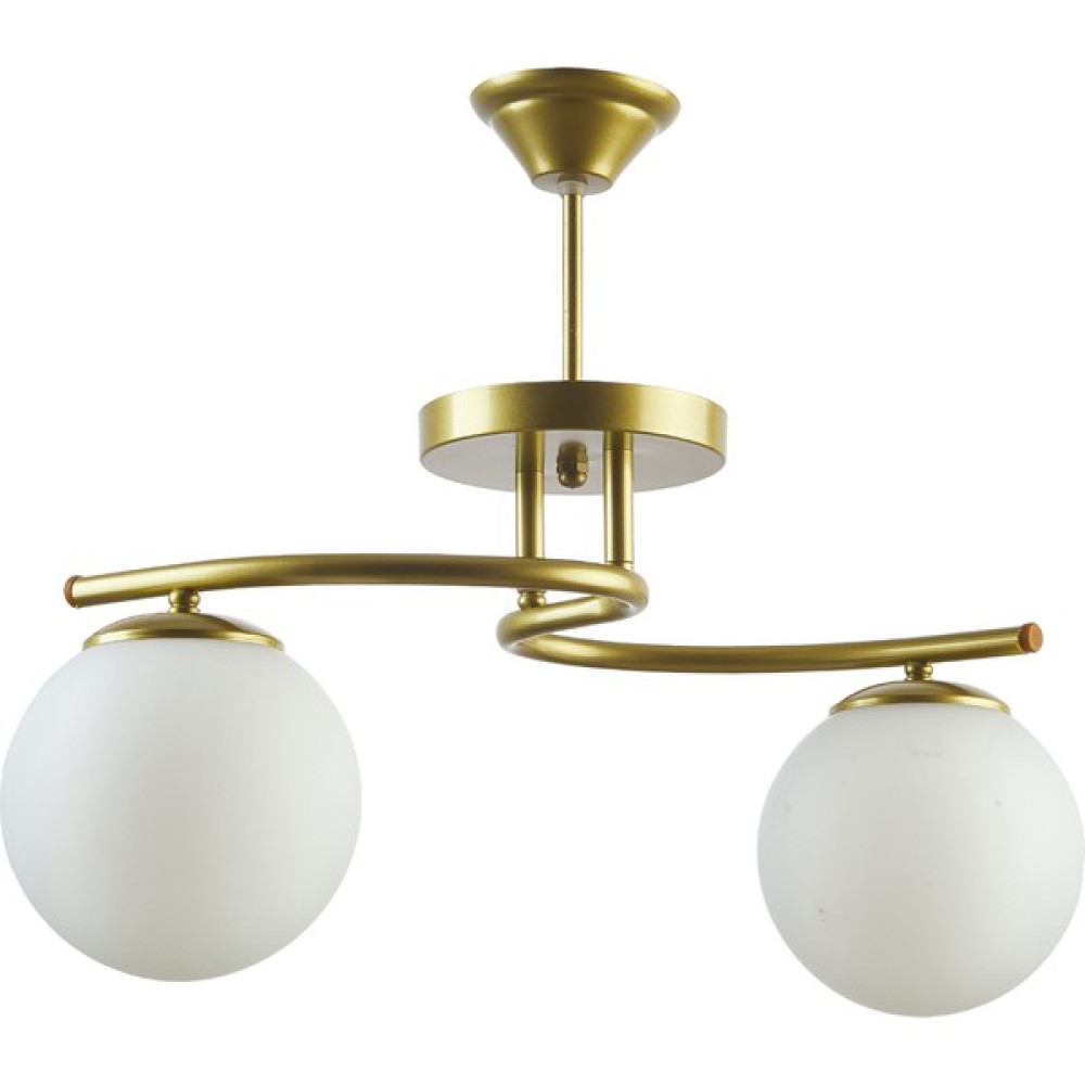 Modavize Linda Modern Kapalı Globe Camlı Ikili Avize - Gold - 2'li Avize Fiyatı