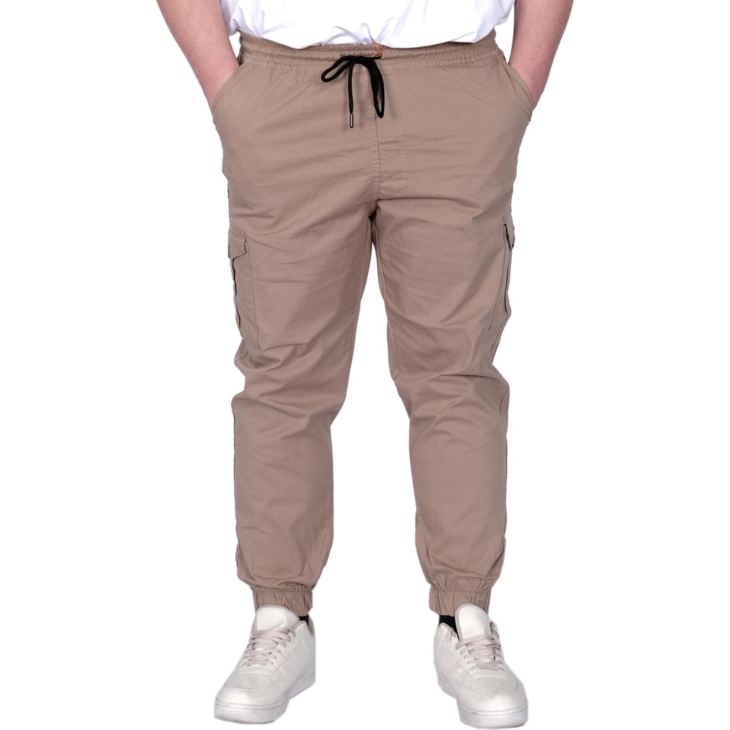 Mode Xl Büyük Beden Erkek Pantolon Keten Kargo Jogger 21911 Cappucino Giyim & İç Giyim Fiyatı