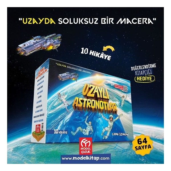 Model Çocuk- Uzaylı Astronotlar Hikaye Serisi - 10 Kitap Diğer Fiyatı