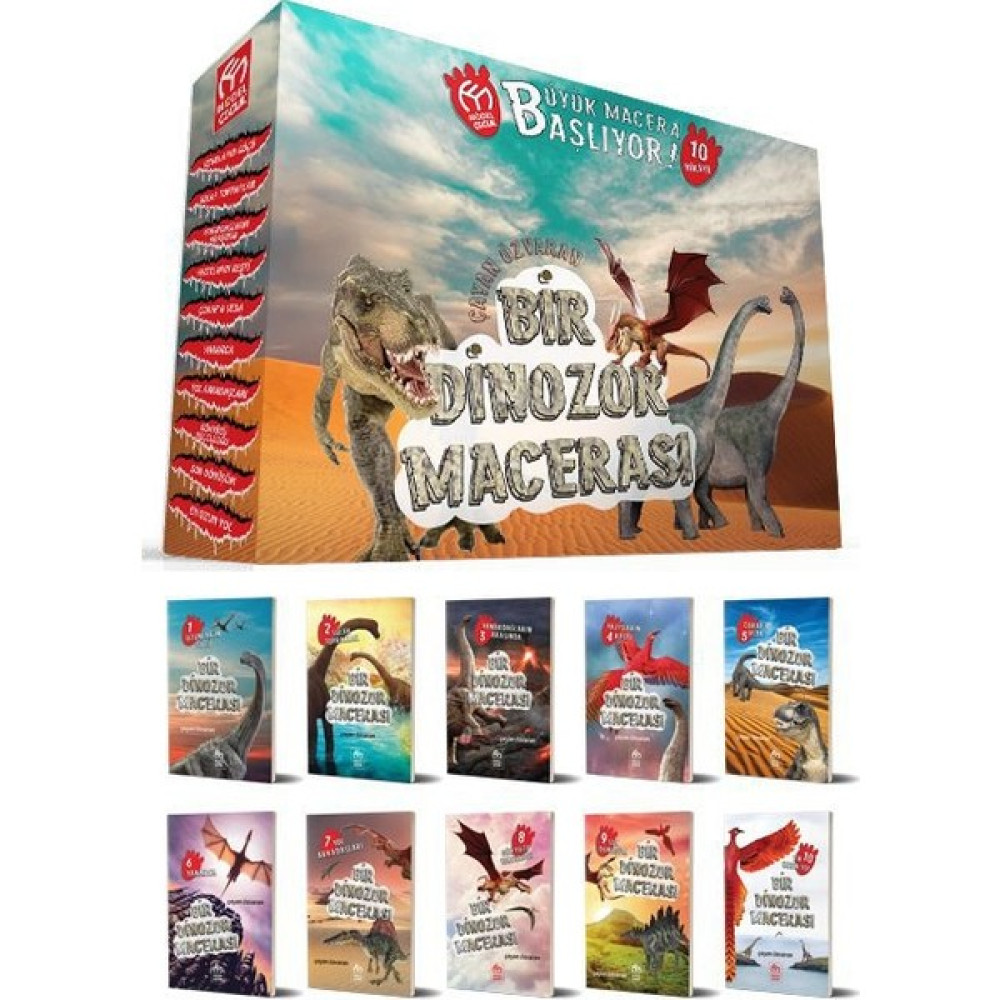Model Çocuk Yayınları Bir Dinazor Macerası Hikaye Seti 10 Kitap Testli 2. Ve 3.Sınıf Çocuk ve Gençlik Fiyatı