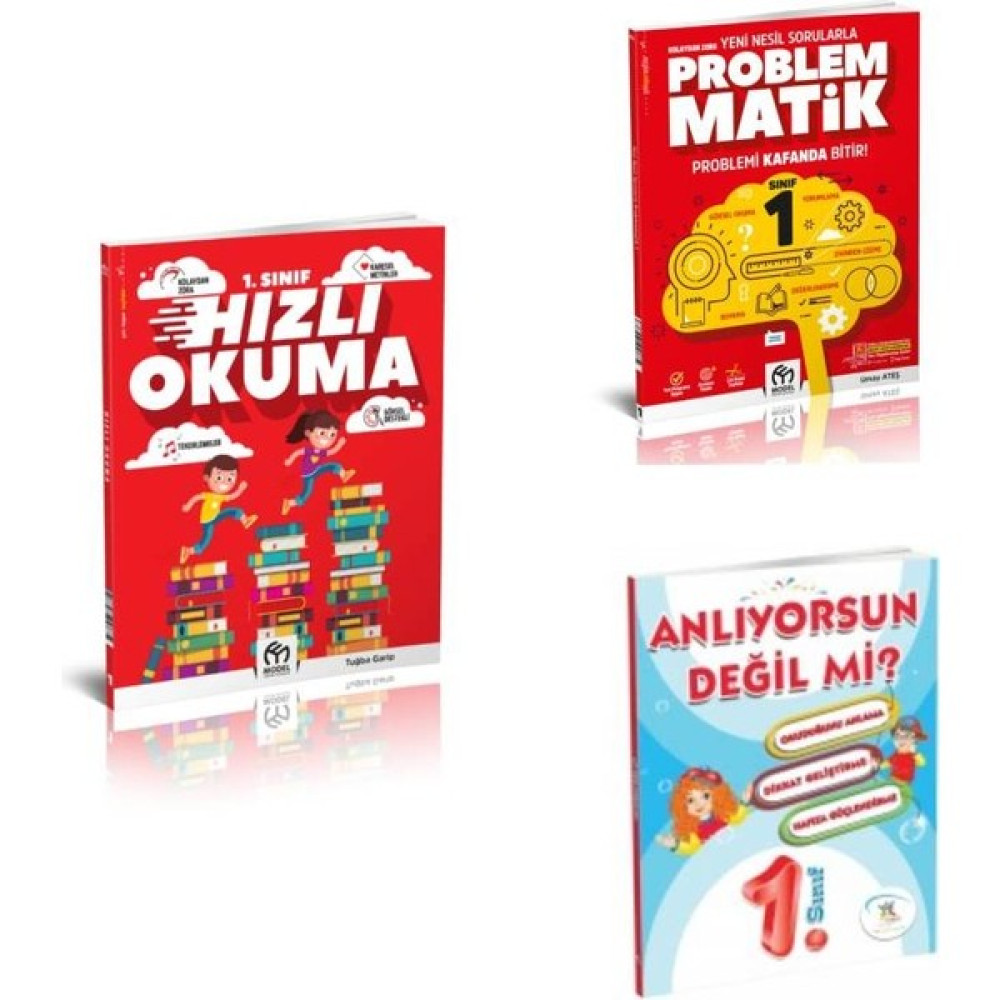 Model Eğitim Yayıncılık 1.sınıf Hızlı Okuma , Anlıyorsun Değil Mi ve Problemmatik Tüm Dersler Fiyatı