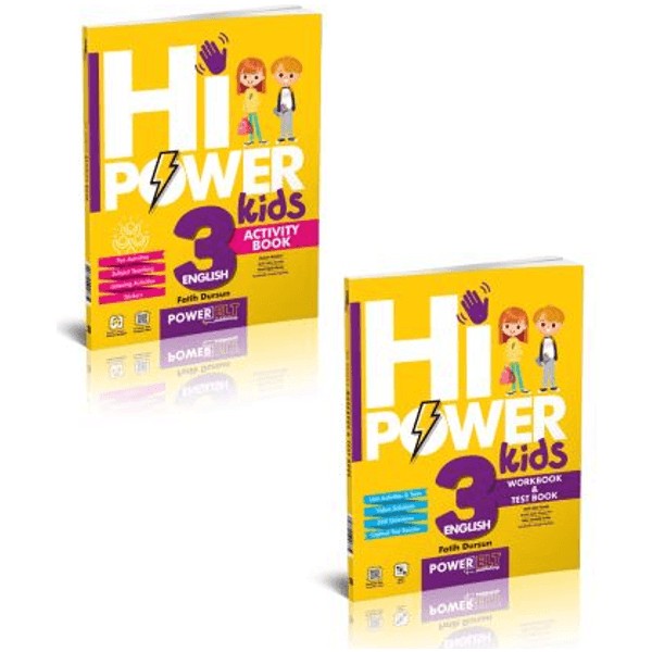 Model Eğitim Yayıncılık 3. Sınıf Hi! Power Kids İngilizce Seti Eğitim Kitapları Tüm Dersler Fiyatı