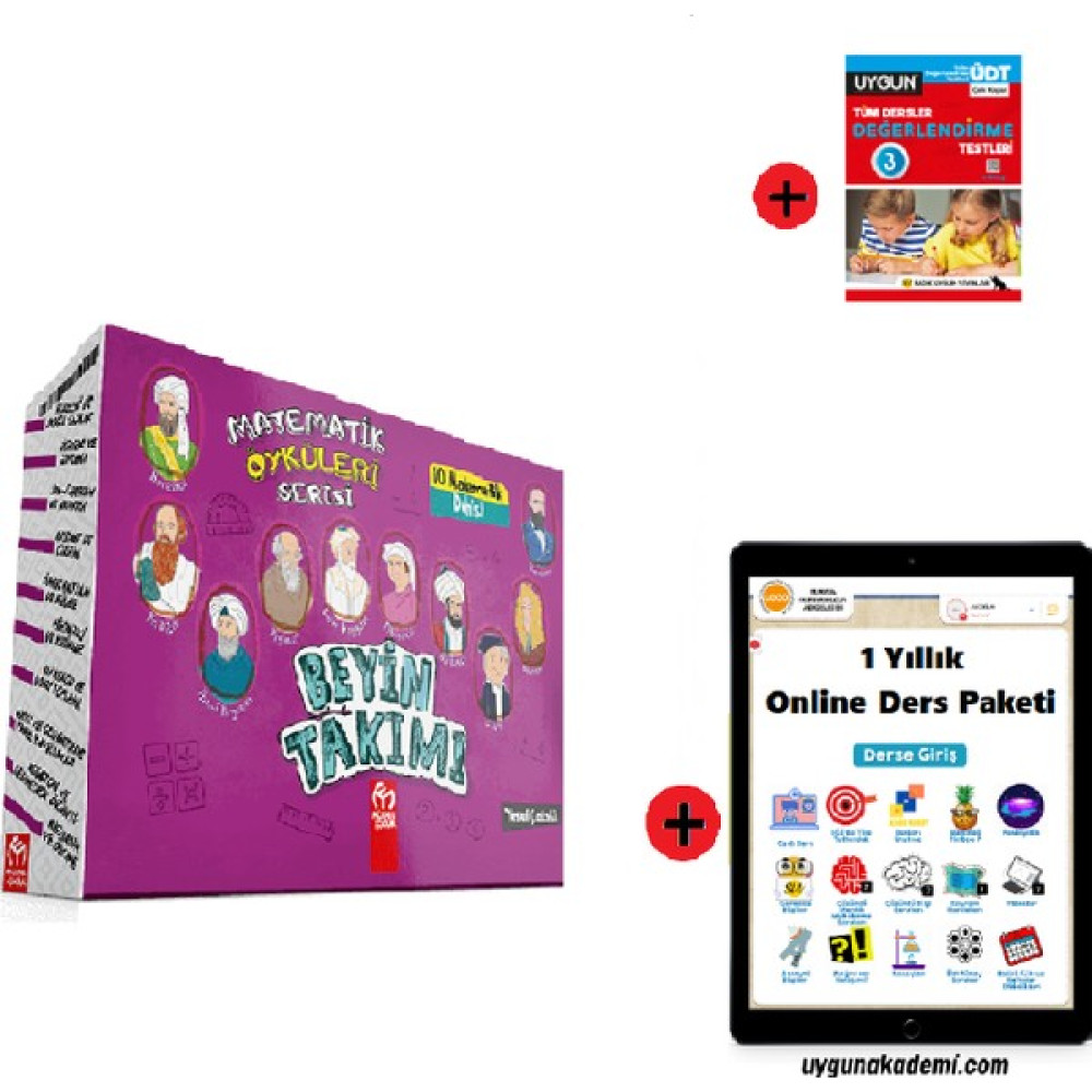 Model Eğitim Yayıncılık 3. Sınıf Hikaye Seti Model Yayınları Beyin Takımı Matematik Öyküleri + Sadık Uygun Yayınları 3. Sınıf Tüm Dersler Test Kita... Çocuk Masal Fiyatı