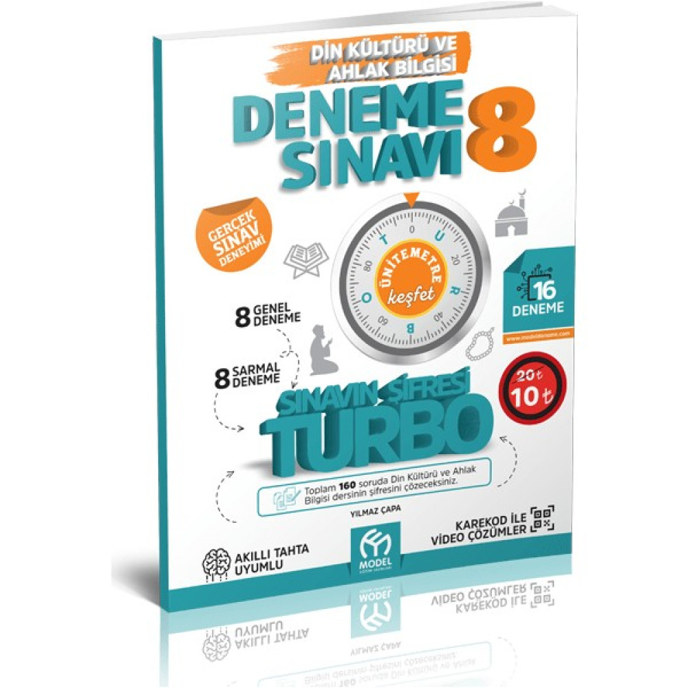 Model Eğitim Yayıncılık 8. Sınıf Din Kültürü Turbo Deneme Sınavı Din Kültürü ve Ahlak Bilgisi Fiyatı