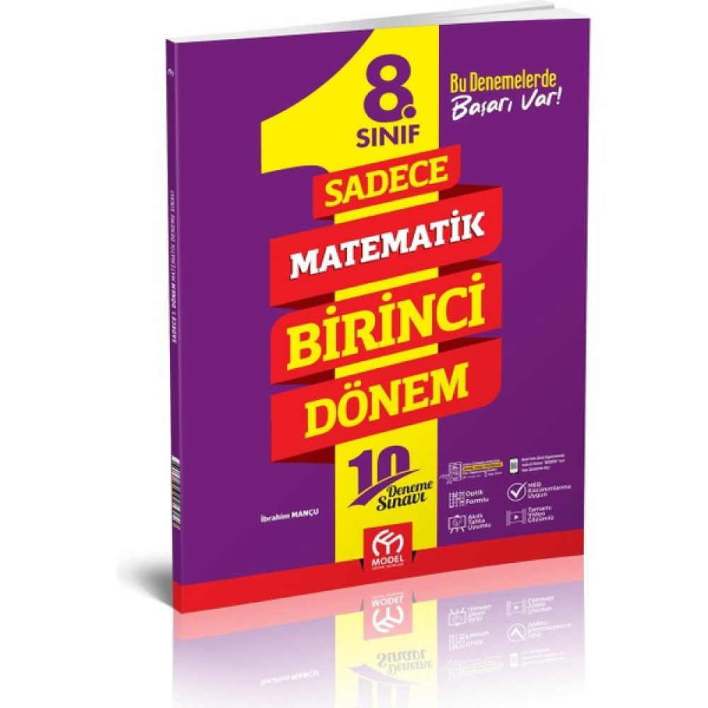 Model Eğitim Yayıncılık 8. Sınıf Sadece Matematik 1.dönem Deneme Matematik Fiyatı