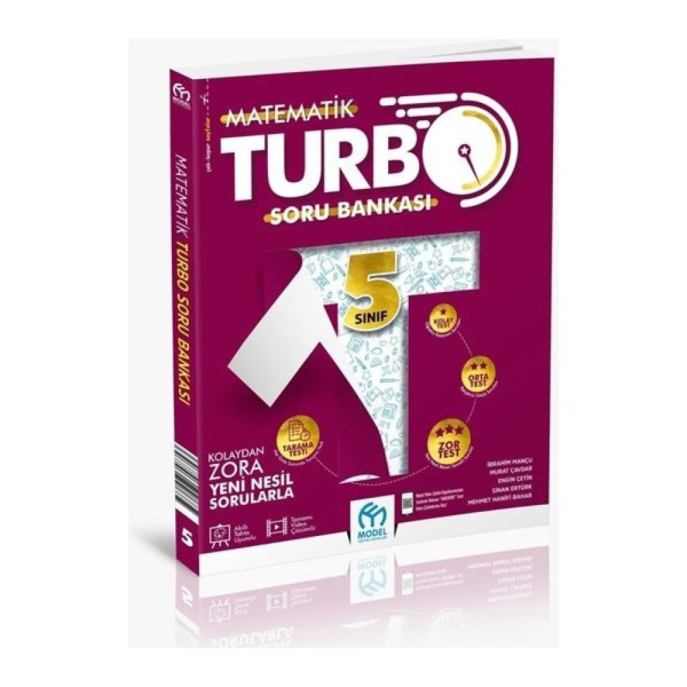 Model Eğitim Yayıncılık MODEL YAYINLARI 5. SINIF TURBO MATEMATİK SORU BANKASI Matematik Fiyatı