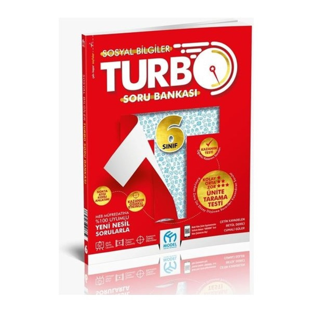 Model Eğitim Yayıncılık Model Yayınları 6.Sınıf Turbo Sosyal Bilgiler Soru Bankası Sosyal Bilgiler Fiyatı
