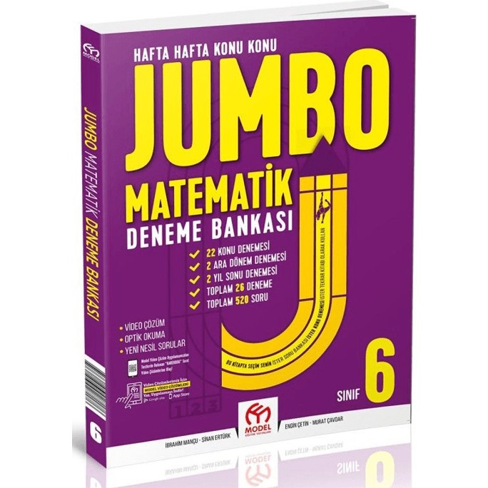 Model Eğitim Yayıncılık (Sınıf: 6) Jumbo Matematik Deneme Bankası Diğer Fiyatı