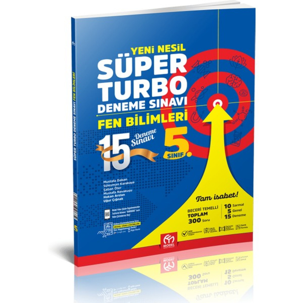 Model Eğitim Yayıncılık Yeni Nesil 5 Sınıf Süper Turbo Fen Bilimleri Deneme 15 Kaynak Kitapları Fiyatı